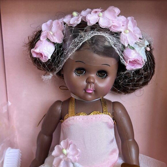 Vintage Vogue Ginny Doll Classic Ballerina 71-3260 African American Box 8" - Picture 2 of 12